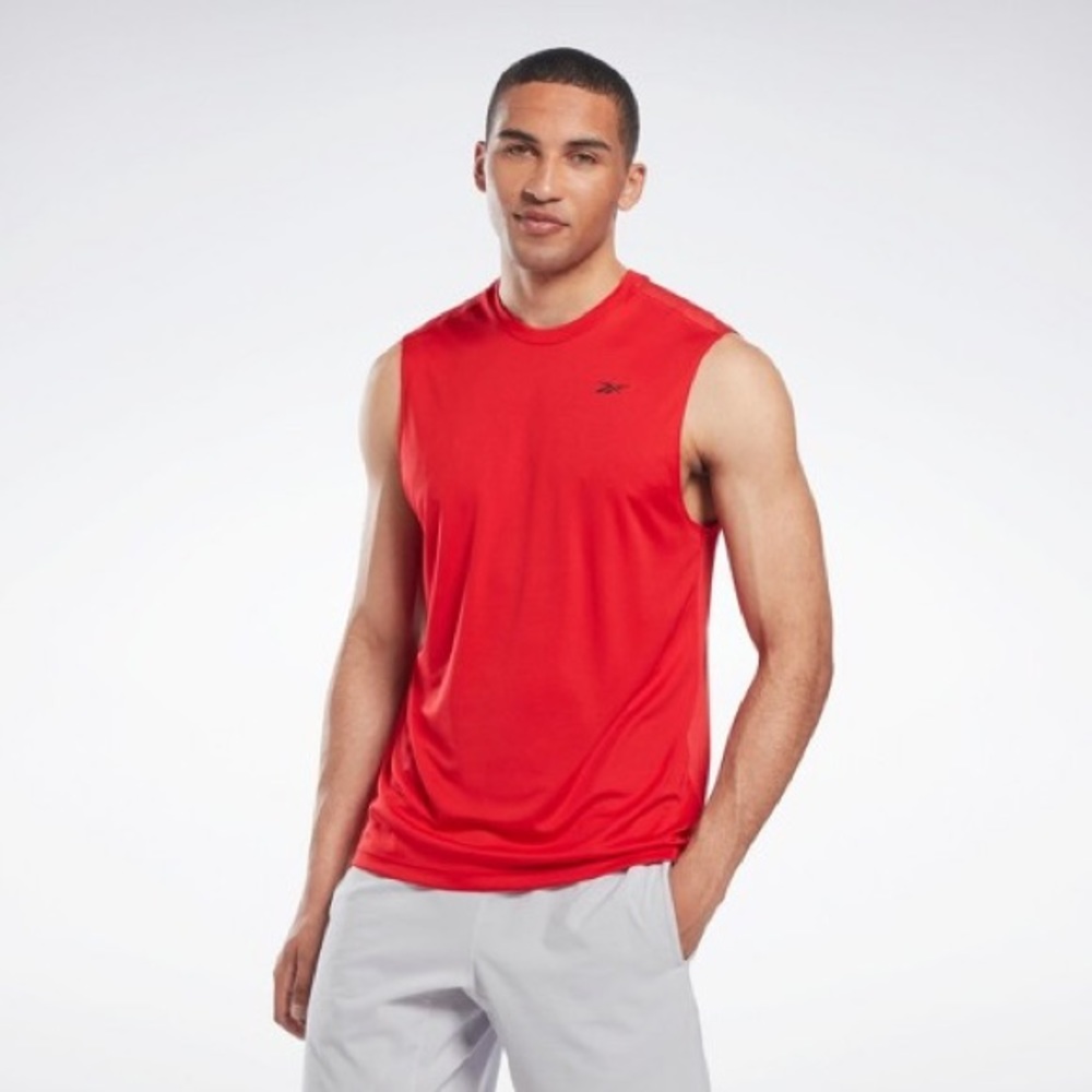 NWT Reebok T-Shirt sleeveless Training SpeedWick. Size L